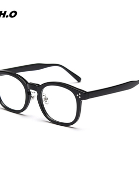 PLH7120余文乐同款新文艺复古小圆框蓝光平光镜男女潮街拍配近视