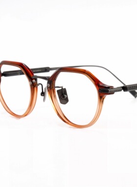 STARKH-T23进口板材超轻β钛复古眼镜精雕山字纹大脸型镜框防蓝光