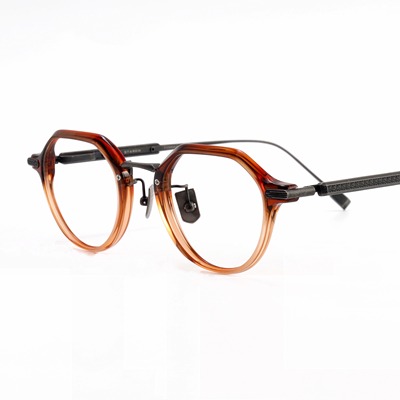 STARKH-T23进口板材超轻β钛复古眼镜精雕山字纹大脸型镜框防蓝光