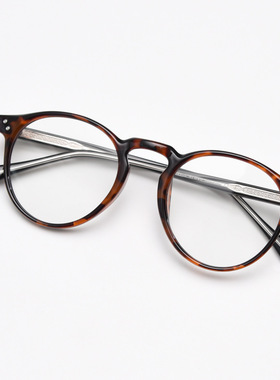 PLH2262韩版gm新文艺复古小圆框蓝光平光镜男女潮街拍近视配镜框