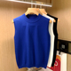 t恤 夏季 男士 潮流丝光棉坎肩无袖 休闲纯色透气冰丝针织背心男 新款