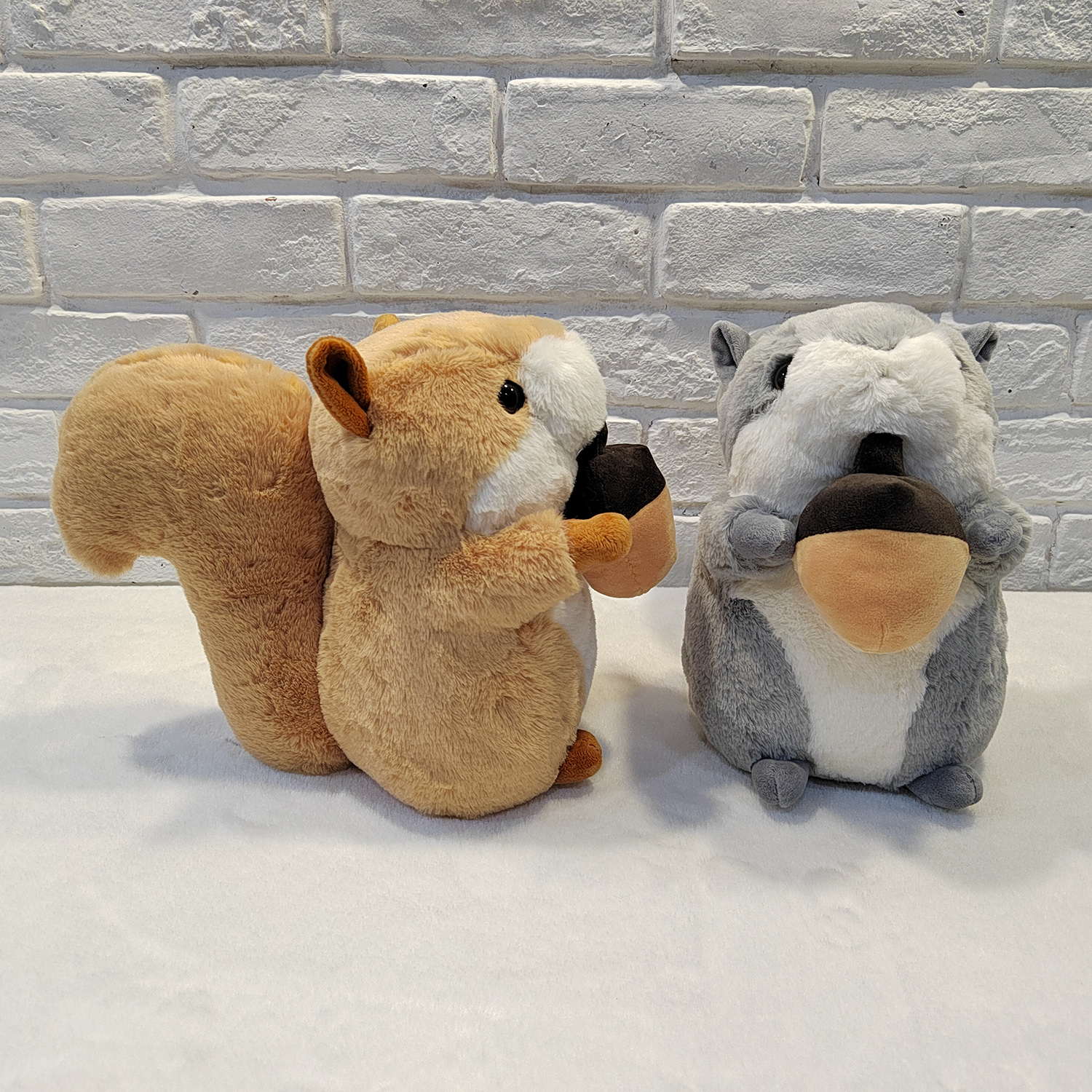 栗子松鼠毛绒玩具玩偶沃尔玛童语