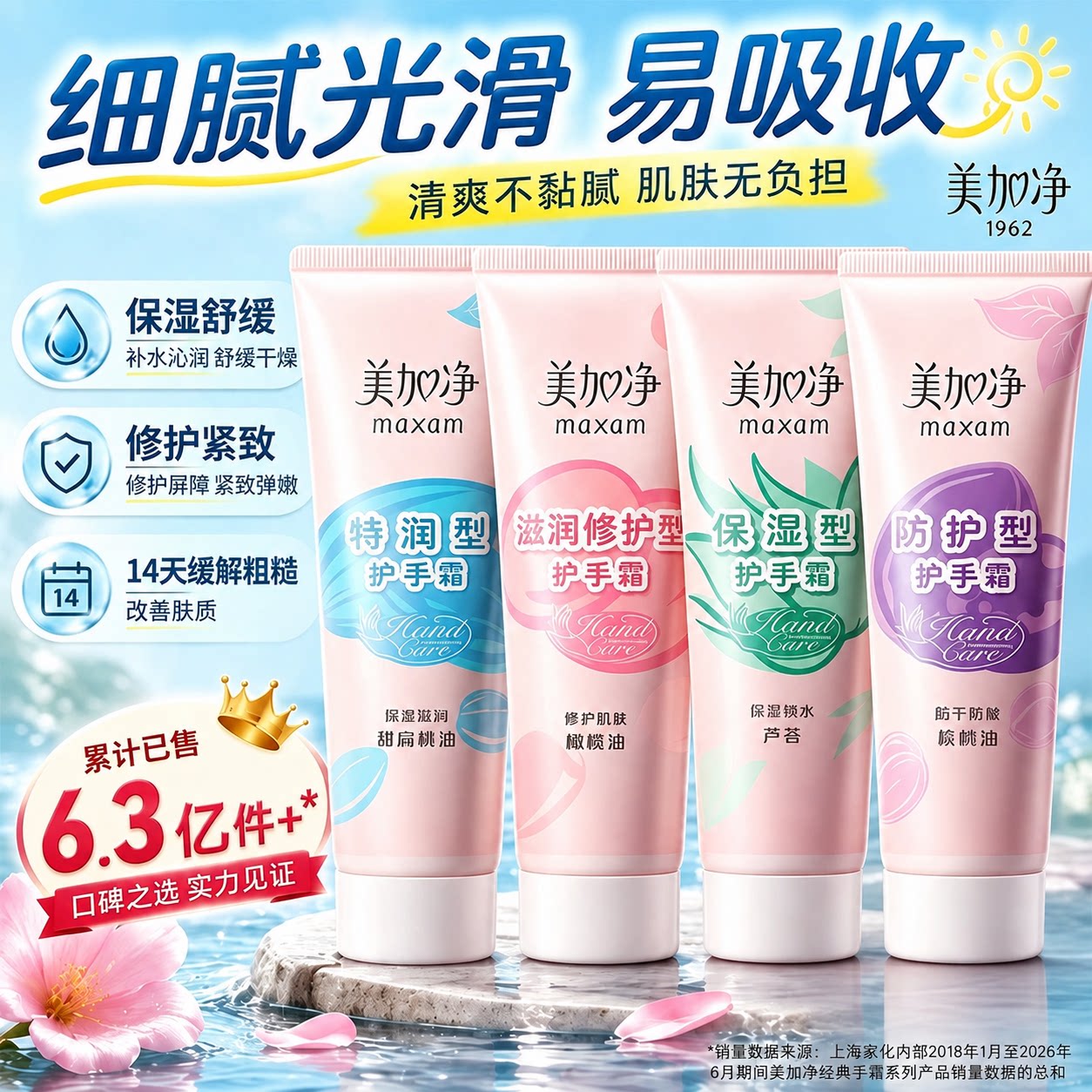 美加净护手霜~下拉详情领优惠