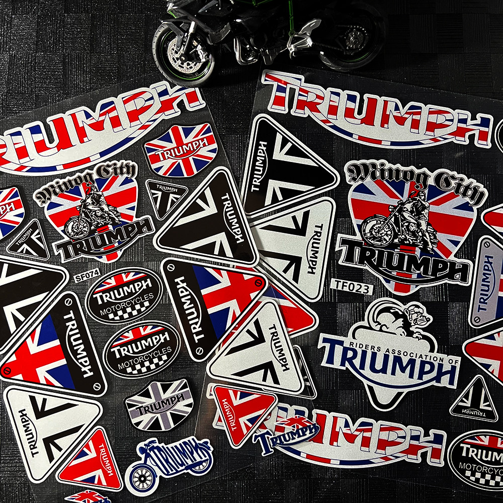 凯旋Triumph车身反光贴纸油箱贴