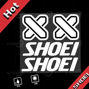 摩托车反光贴纸头盔X符号SHOEI x14 x15 z7 z8 装饰拉花防水版画