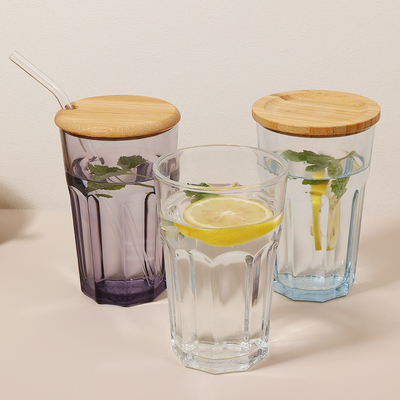 宜家博克尔钢化玻璃杯大喝水杯子