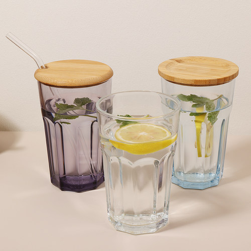 宜家博克尔钢化玻璃杯啤酒杯水杯