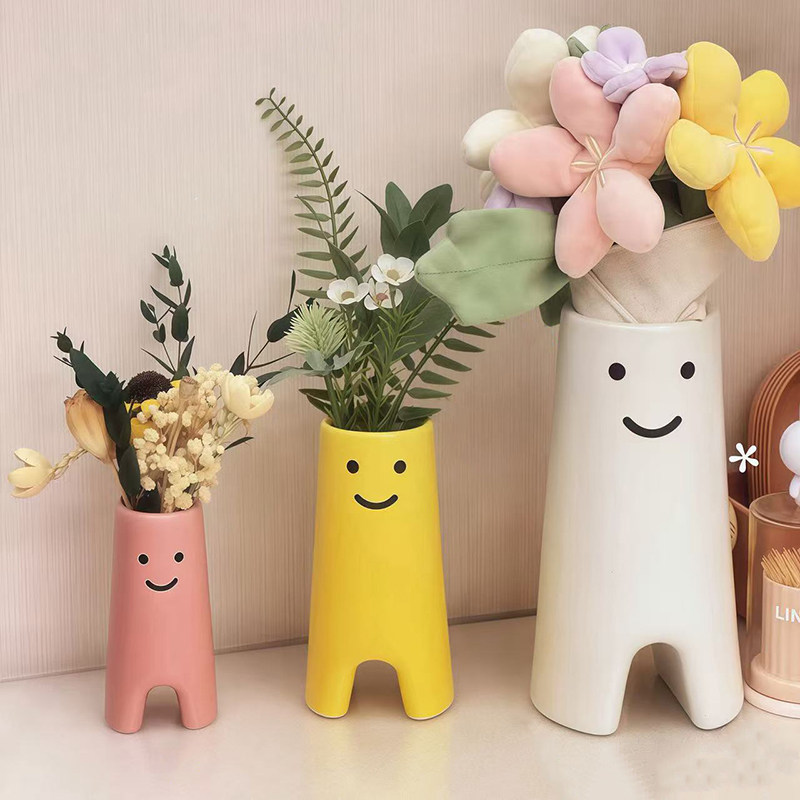 宜家弗洛维希笑脸花瓶创意花瓶