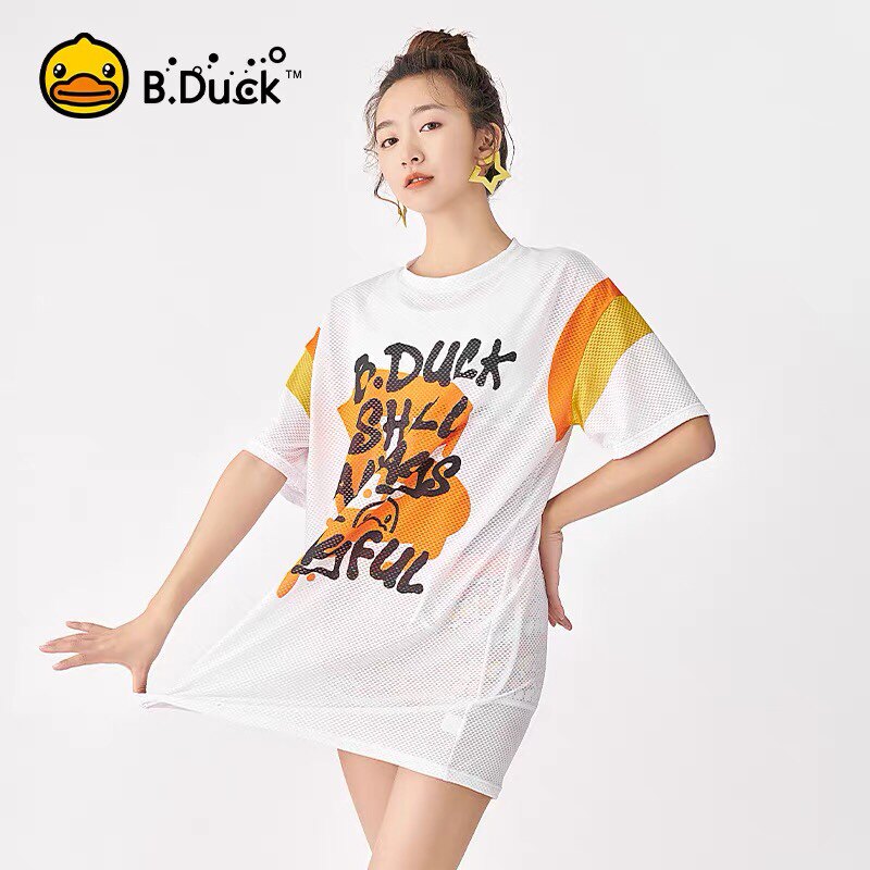 B.Duck小黄鸭新款女士大码连体泳衣