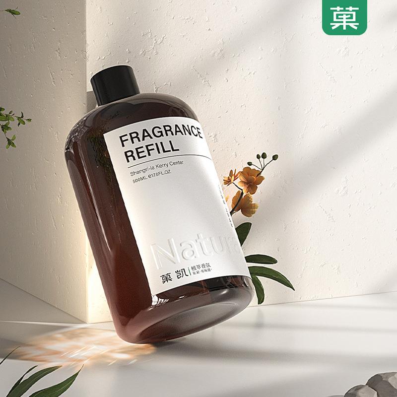 菓凯香薰挥发液白茶大瓶家用室内香水持久留香精油补充液厕所配件