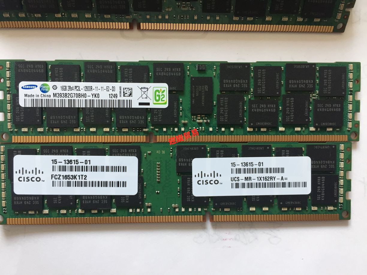 UCS-MR-1X162RY-A 16GB PC3L-12800R 15-13615-01 服务器内存