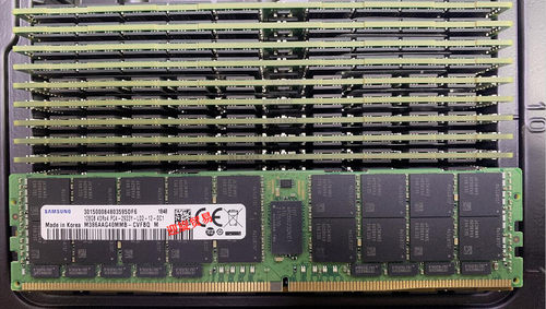 原装三星DDR4 128G 4DRX4 PC4-2933Y REG ECC LRDIMM服务器内存条