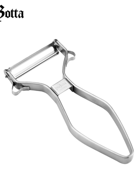 德国plazotta不锈钢削皮刀水果削皮器可削猕猴桃西红柿厨房家用