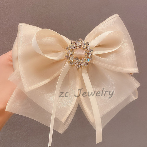 气质韩版蝴蝶结发夹女