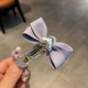 韩系甜美蝴蝶结发夹女高级感闪钻爱心时尚 气质前额刘海夹新款 发饰