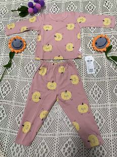 安宝儿四季款婴儿连体衣春秋冬打底内衣春秋纯棉宝宝睡衣长袖套装