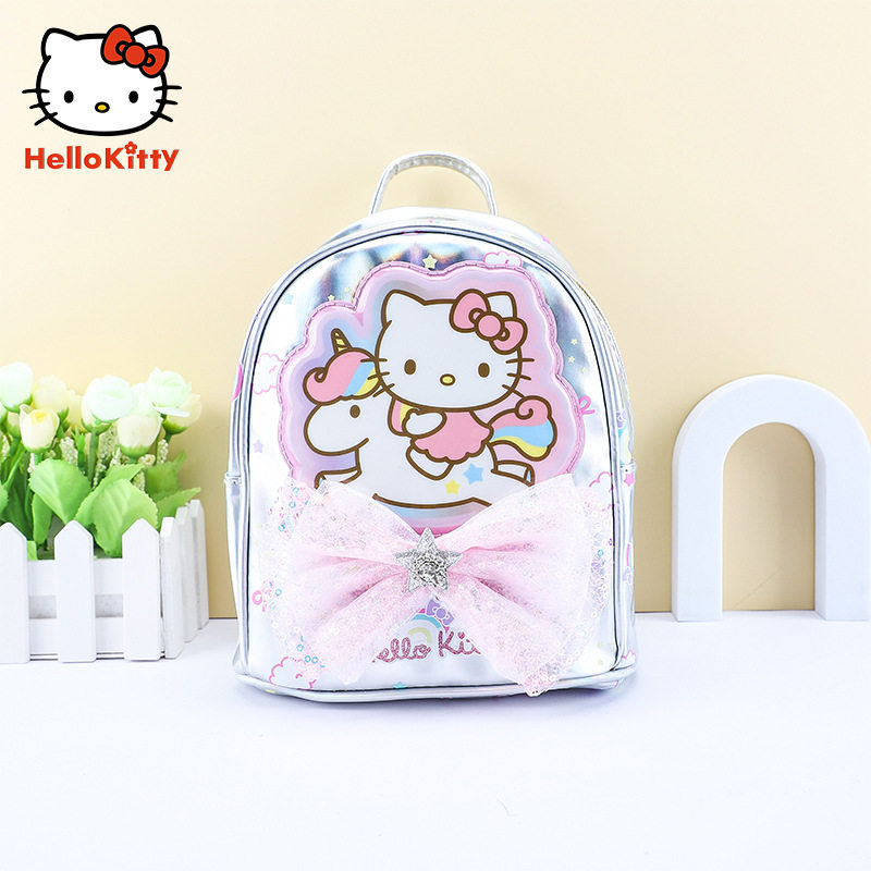 新标冰雪奇缘双肩包炫彩休闲包艾莎零钱包凯蒂猫可爱女孩女生背包