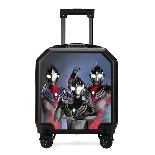 一件代发18寸大容量小学生拉杆书包卡通拉杆箱男女通用旅行皮箱潮