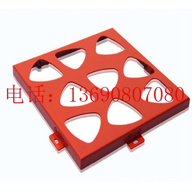 氟碳喷涂铝单板加工仿木纹金属雕花铝单板