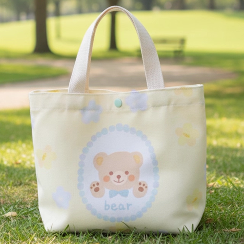 2025年新款百搭卡通动漫帆布包包学生包通勤包单肩托特包休闲包