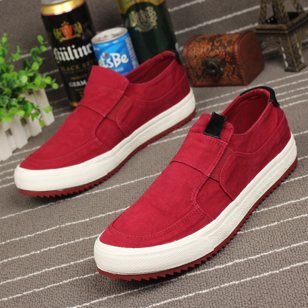 一步赢男鞋韩版脚蹬休闲透气