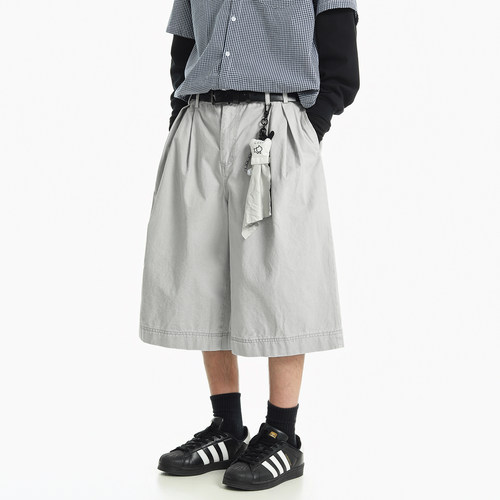 Cityboy双褶廓形七分裤松弛百搭