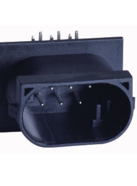 1241637国产汽车PCB针座40020-6AW-2 6孔连接器