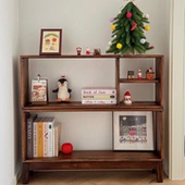 小杨工艺实木书柜落地书架置物架客厅走廊玄关柜收纳柜储物柜定制