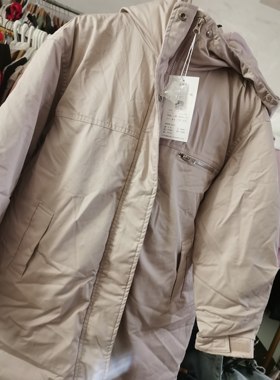 2026秋冬新款男女童装同款羽绒服外套中长款图片色连帽防寒保暖