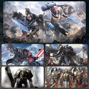 战锤40k鼠标垫超大定制电脑小号男女生二次元游戏家用办公室桌面