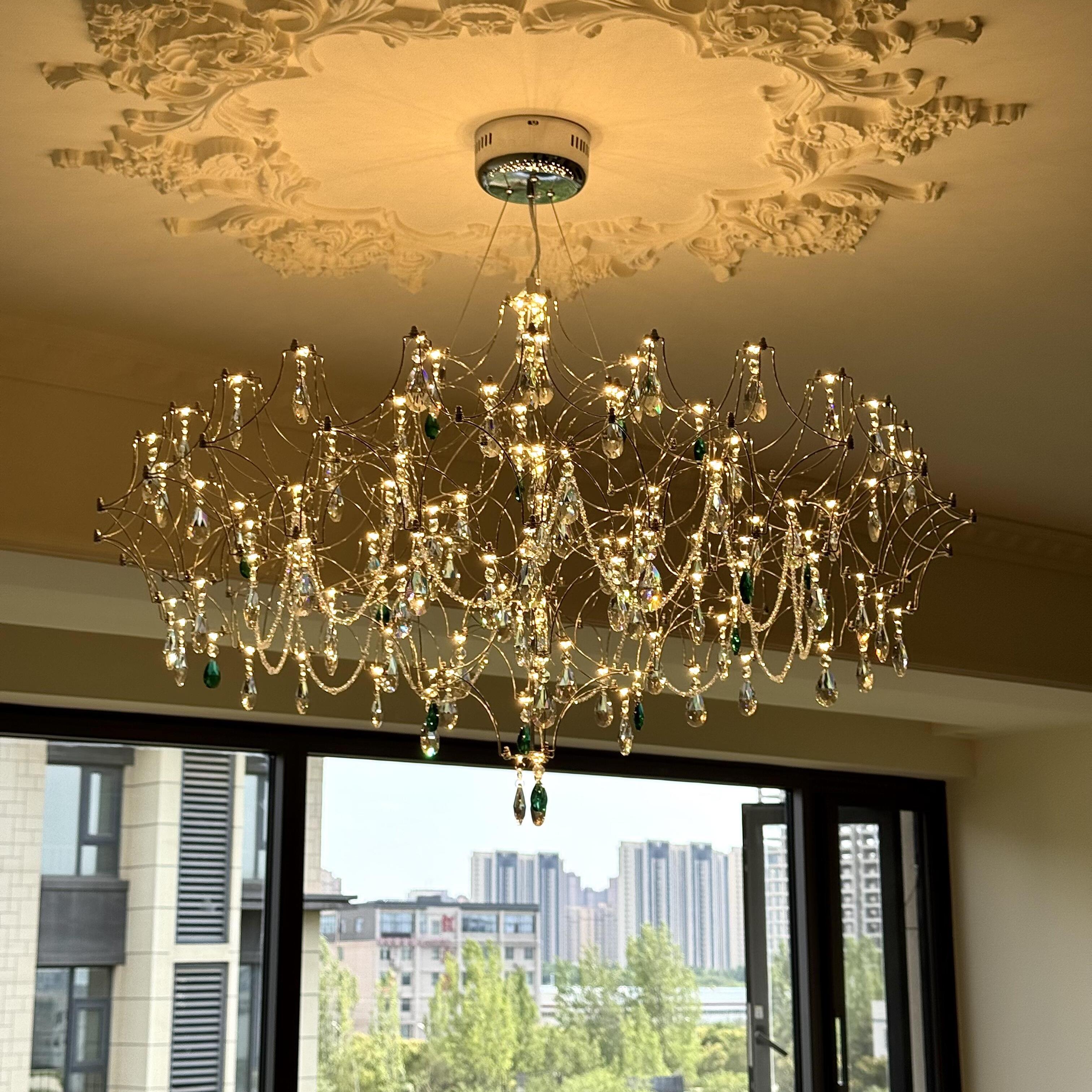 法式轻奢水晶灯客厅吊灯