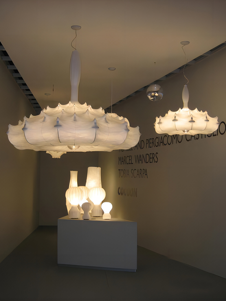 艺居灯饰客厅后现代蚕丝吊灯