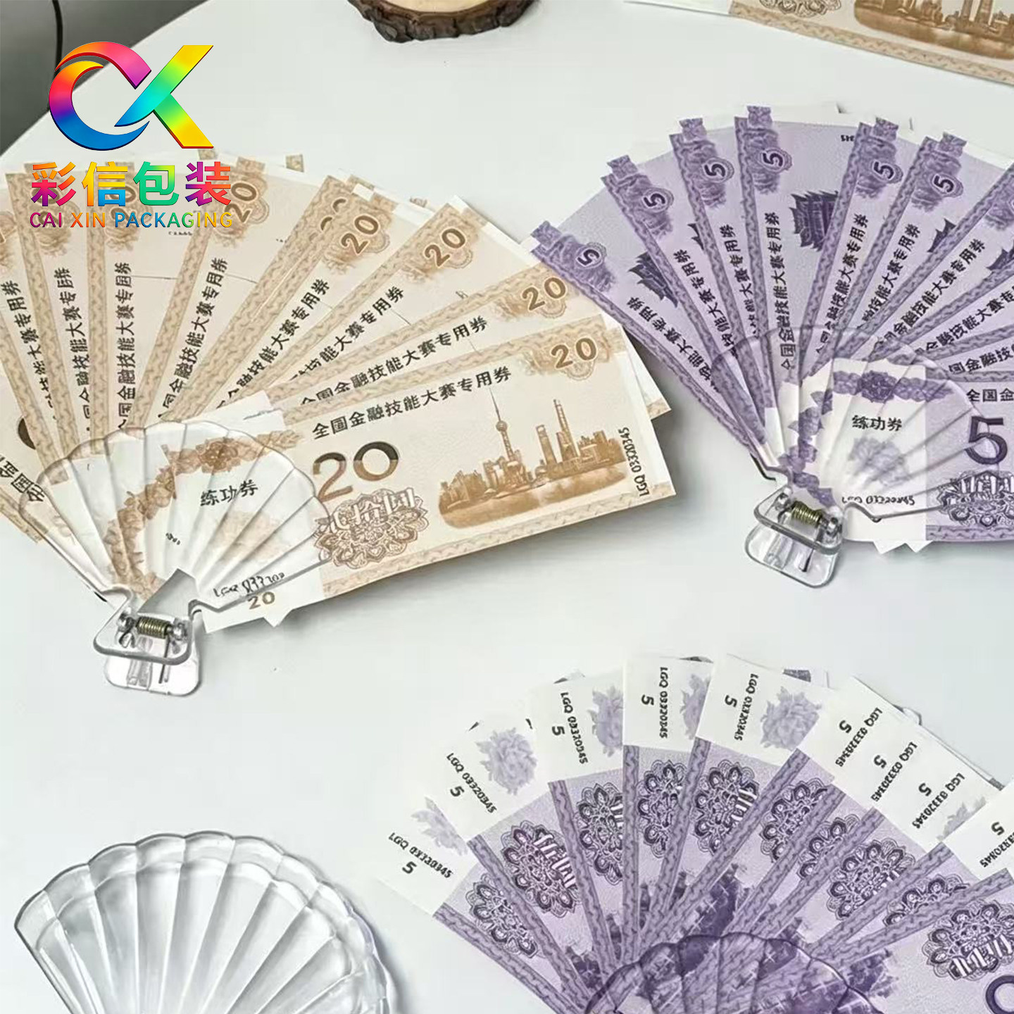 花艺贝壳夹花束包装材料情人节包花花店用品定型夹花束包装材料