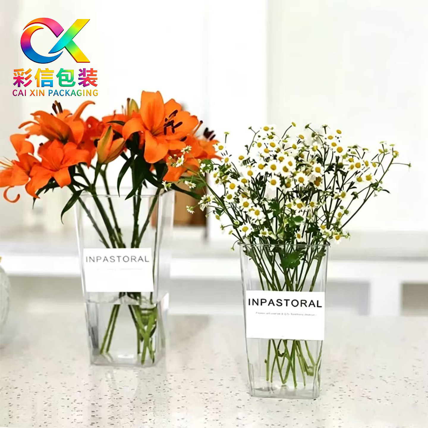 透明亚克力耐摔醒花桶花派包邮