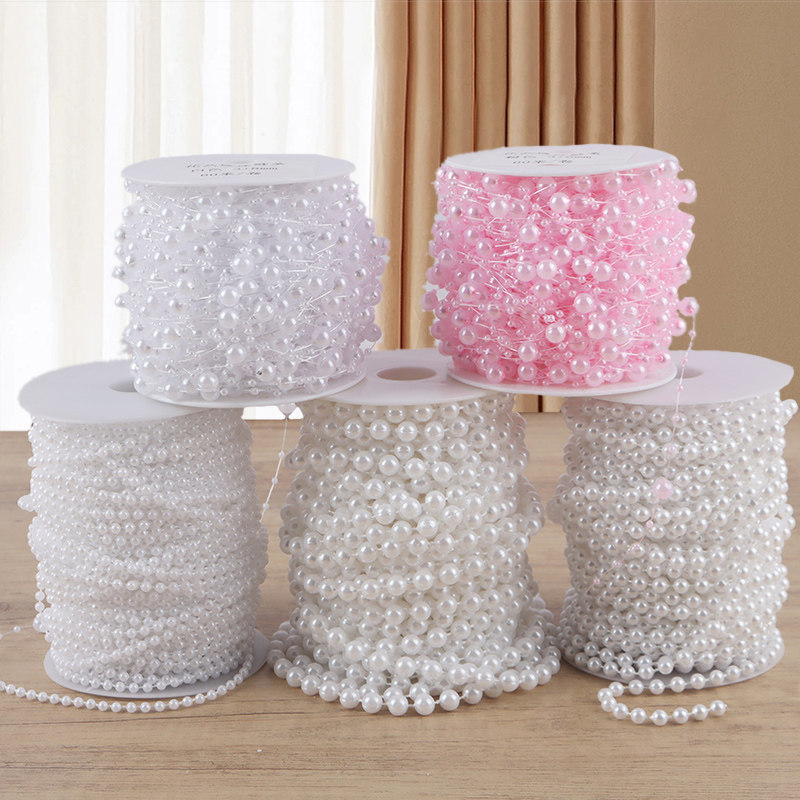 珍珠配饰链条花束装饰流苏花艺包装材料花店用品手工DIY长珍珠链,鲜花速递/花卉仿真/绿植园艺,花艺材料,淘宝优惠券,粉丝福利购,淘宝优惠卷