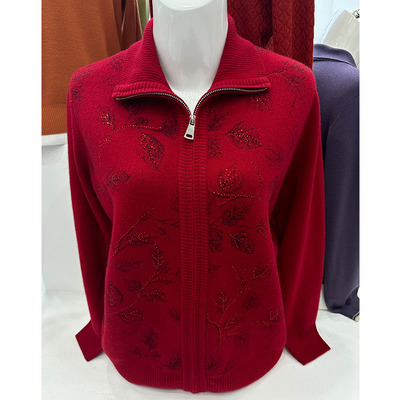 妈妈的开衫秋装2025新款毛衣外套