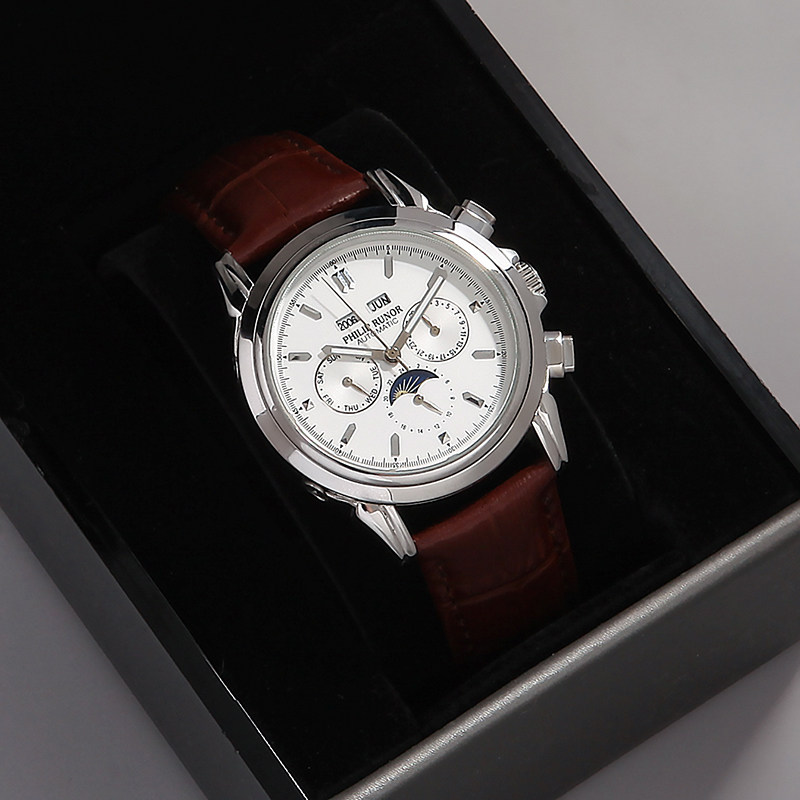 PHILIPRUNOR炫酷防摔月相手表