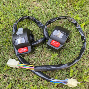 小龟王鬼火左右开关三阳S5酷奇CUXI油改电喇叭转向灯大灯组合开关