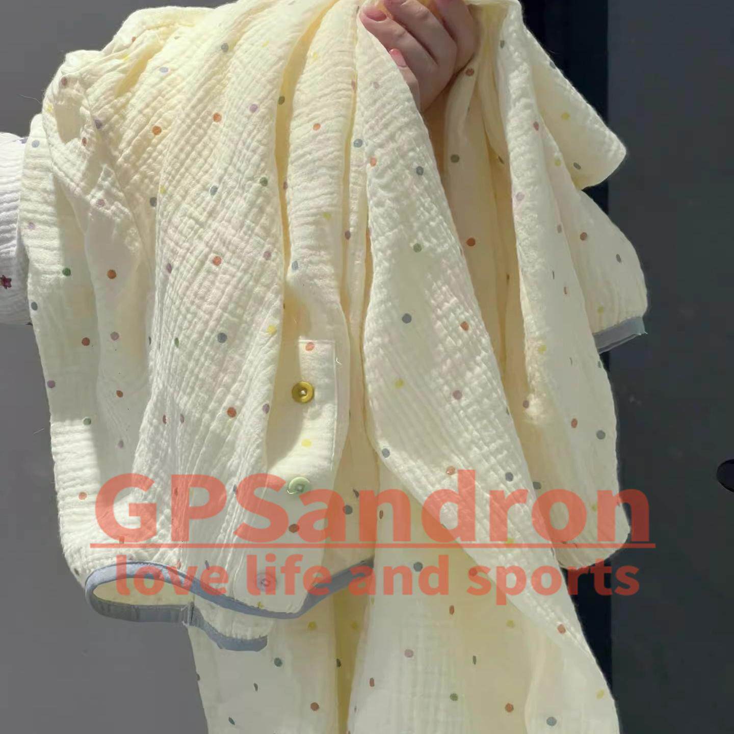 GP Sandron睡衣女士棉纱春秋冬季韩版少女学生长袖长裤家居服套装