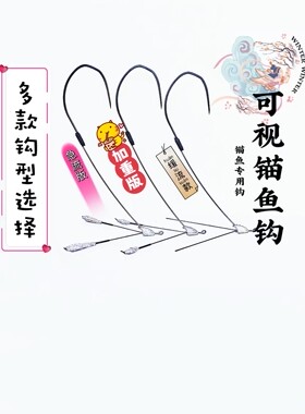 可视锚鱼钩新款双腿单钩新款