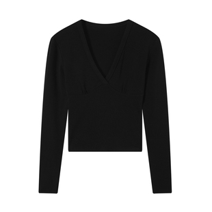 IAMCPLUS V领拼接上衣 2025AW