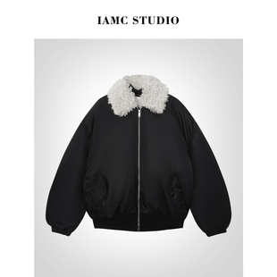 IAMCPLUS 拼接领夹克鹅绒 2025AW
