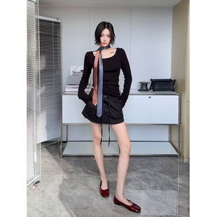 长袖 IAMCPLUS 饰修身 多领带装 上衣 2025AW