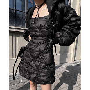 吊带连衣裙 90绒重工艺直充羽绒服外套 IAMCPLUS桑妮 暖冬菱女郎