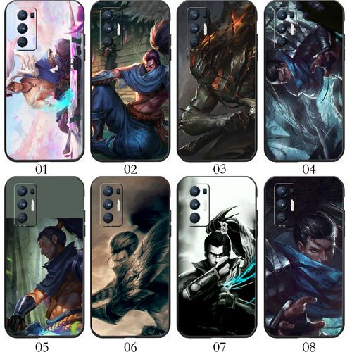 英雄联盟亚索 适用 红米 Note 9 4G/10 pro/Note 11 SE/K50 至尊/K60/realme V5/x7/V15/Q2/Q3/手机壳