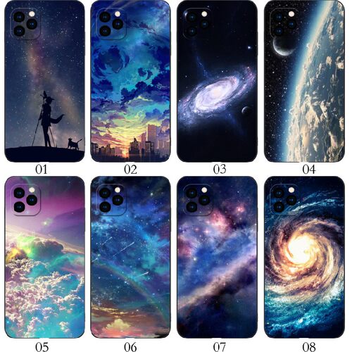星空ins冷淡风 适用iPhone苹果 15/13 Pro/14 Max/12 mini/11/Plus/XS/XR/X/8/7/6/5/红米Note 12/12R手机壳