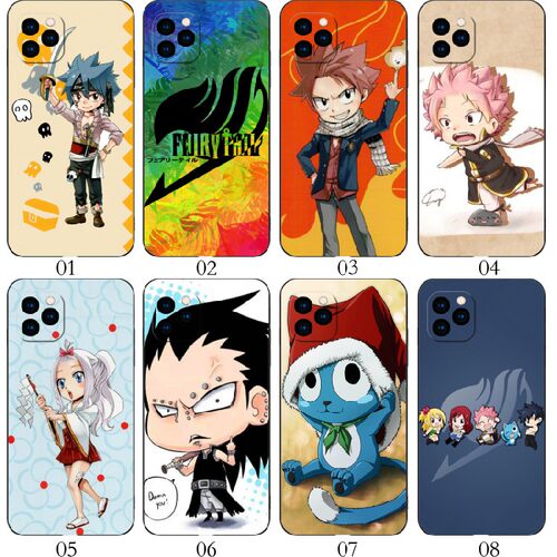 妖精的尾巴 适用iPhone苹果 15/13 Pro/14 Max/12 mini/11/Plus/XS/XR/X/8/7/6/5/红米Note 12/12R/12手机壳