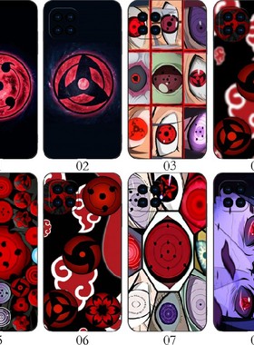 火影写轮眼 适用 华为 nova8 SE/7i/6/红米Note 13/Pro+/K70/10A/9C/小米11/13/14/青春10/realme Q手机壳