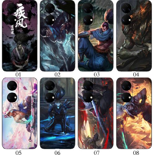 疾风剑豪LOL亚索 适用 华为 畅享60/OPPO A58/P50 Pro/A58x/A1x/A1 Pro/K11/A96/A97/vivo Y35+/Y53t/手机壳
