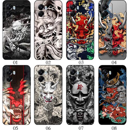 恶魔般若 适用OPPO Reno 11/8/9 Pro+/7 SE/A57/K10/A2/A1/A58x/A36/vivo S15e/S17e/Y77t/Y77e/Y78m手机壳